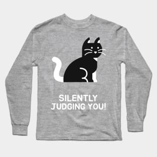 silently judging you Long Sleeve T-Shirt